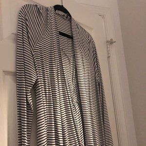 Brand New - Clove Twist-Back Striped Cardigan XL